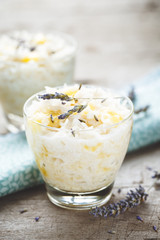 Riz au Lait Miel, Lavande, Lait d'amandes