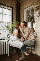 Obraz premium Intimate In-Home Session