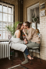Obraz premium Intimate In-Home Session
