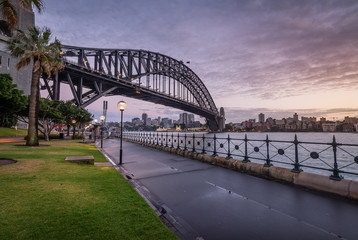 Fototapeta premium Sunrise from Dawes Point