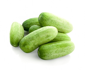 Cucumber isolated on white background