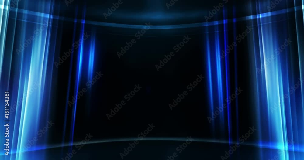 Poster abstract blue background in loop