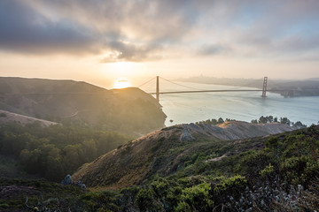 Sunshine from the Marin Headlands 