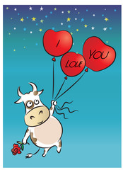 Obraz na płótnie Canvas valentines day card