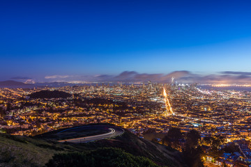 Obraz premium Twilight at Twin Peaks