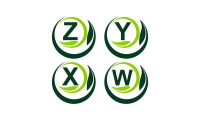 Swoosh Leaf Template Set