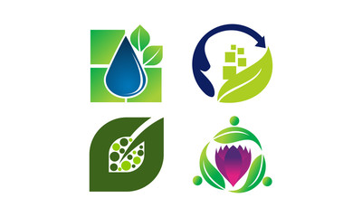 Leaf and Water Template Set