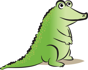 Naklejka premium crocodile