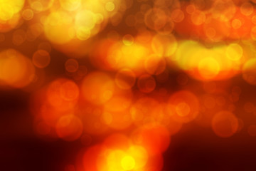 blurry abstract background with bokeh effect, gold sunset and sunrise