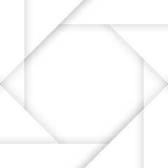 White Octagon Abstract Background with Copy Space