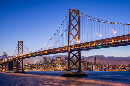 San Francisco and the Bay Bridge