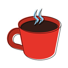 Delicious Coffee cup icon vector illustration graphic design