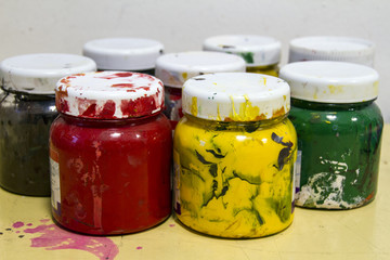 cans of paint