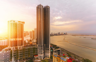 Skyscrapers in Penang, Malaysia