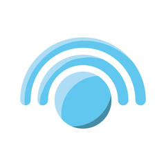 Obraz premium wireless sign vector illustration