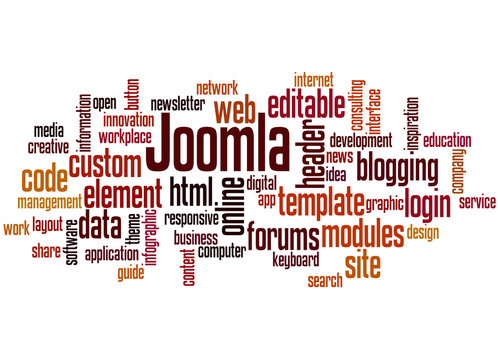 Joomla word cloud concept 4