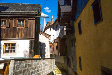 Hallstatt Village with Historic Mountain Houses