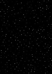 Clusters of star in the dark sky. Black background. Vector illustration