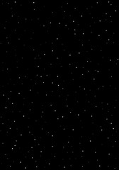 Naklejka na ściany i meble Clusters of star in the dark sky. Black background. Vector illustration