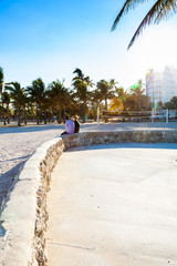 Ocean drive in South beach Miami, Florida.
