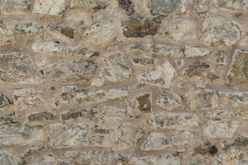 Granite texture, stone wall surface closeup