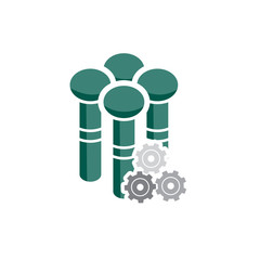 Gear Group Logo Icon Design