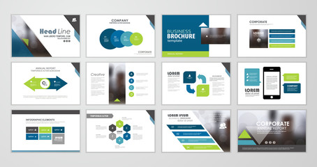 Presentation flyer set