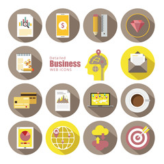 Business Web icons