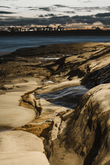 Beach scene at Kings Beach in the Sunshine Coast, Queensland.