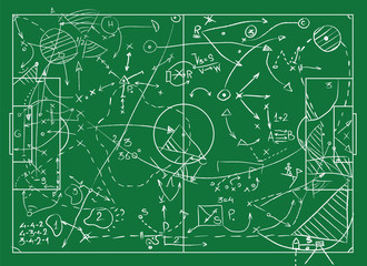 Coaching Board for game tactics and strategies