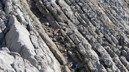 Weg auf den Säntis