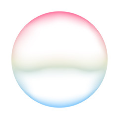soap bubble illustration (pink/blue)