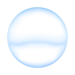 soap bubble illustration (blue)