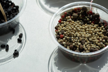 White pepper spice