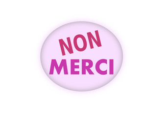 non merci,formule de refus