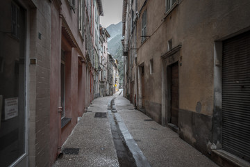 Fototapeta na wymiar small town of France Breil sur roya
