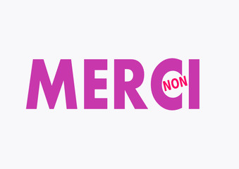 non merci,formule de refus