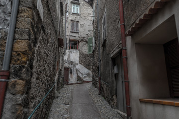 Fototapeta na wymiar small town of France Breil sur roya