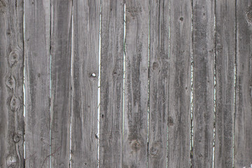 Fototapeta premium Texture of wooden fence on a winter morning
