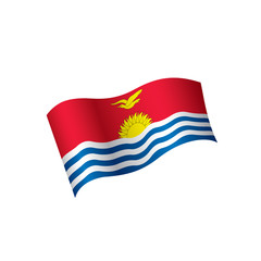 Kiribati flag, vector illustration