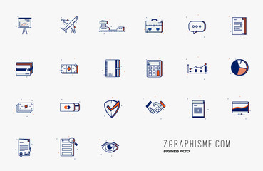 Business Icon Set vector