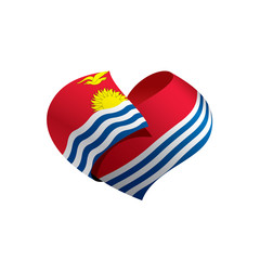 Kiribati flag, vector illustration