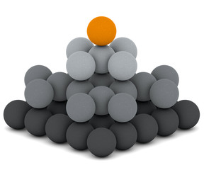 Balls structure. Spheres fractal.