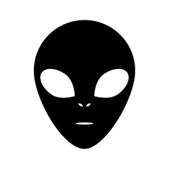 The newcomer. Extraterrestrial civilizations. Alien. Icon. Flying saucer. For your design.
