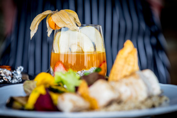 meat and dessert treats