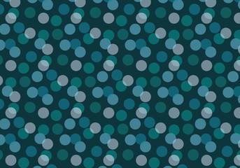 Teal circles vector pattern illustration
