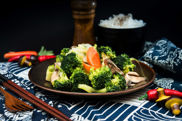 Handmade cauliflower vegetables on table