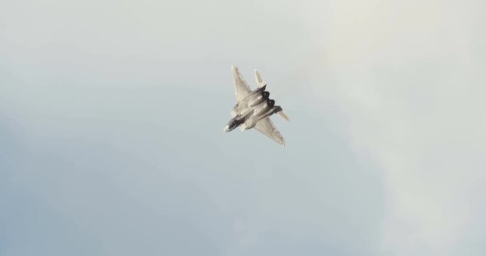 F-15 fighters during an airshow