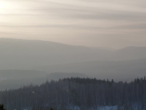 Winter morning in Russia © Pavel Druzhinin
