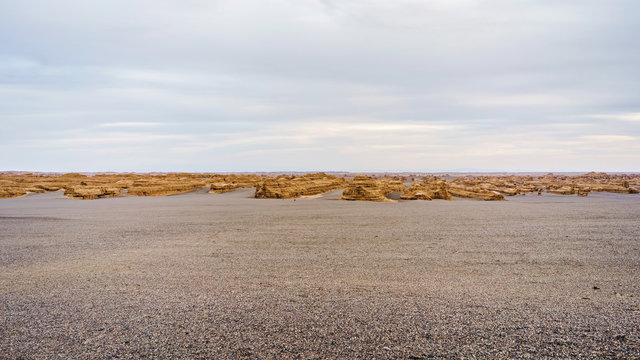 Yadan National Geological Park in Gansu city of Dunhuang Province